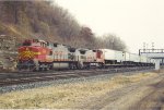 Intermodal cruises west through Hoffman